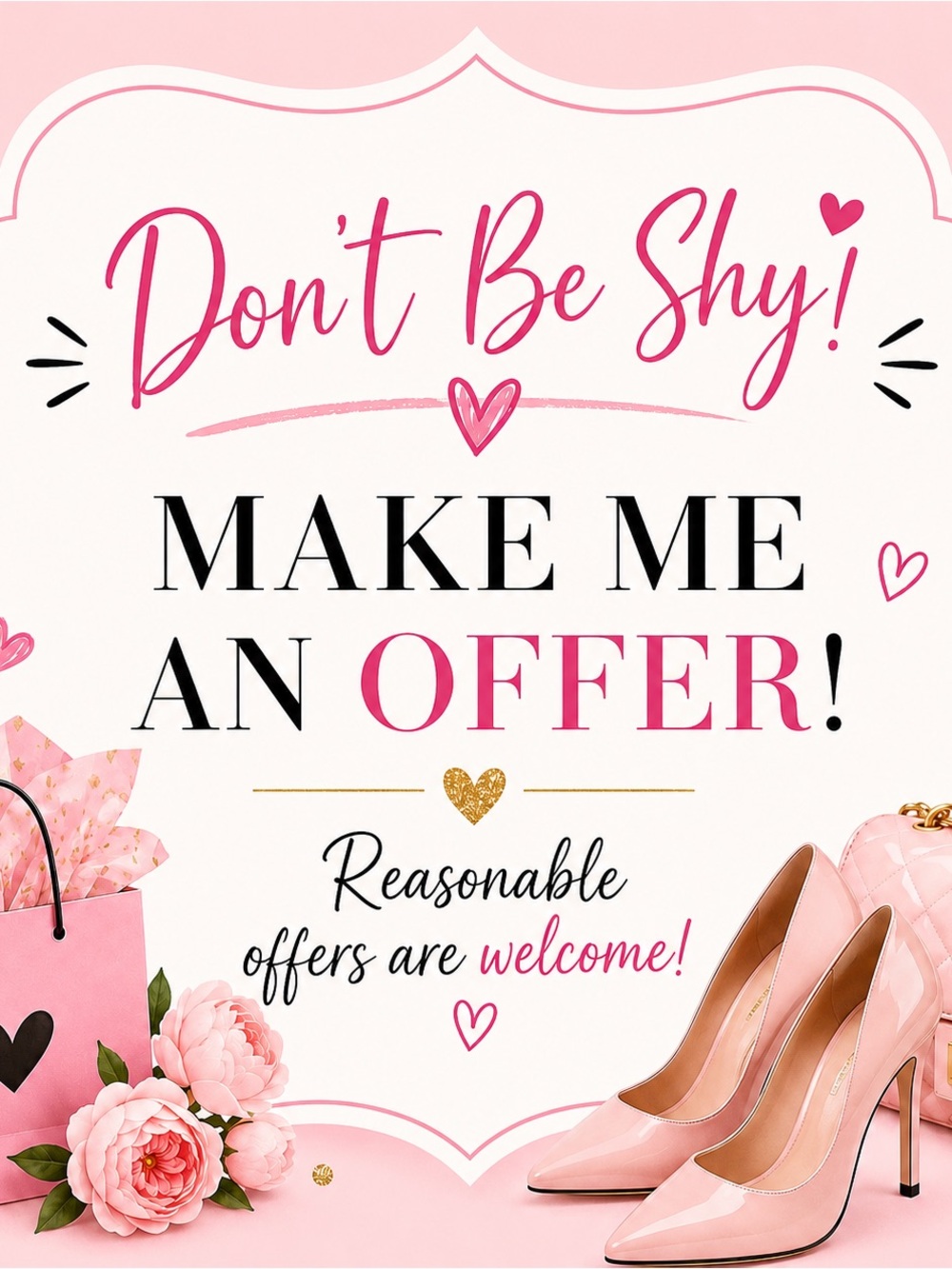 Don’t be shy! 🙈